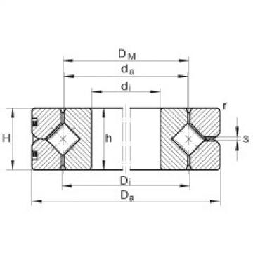 FAG Germany Crossed roller bearings - SX011818