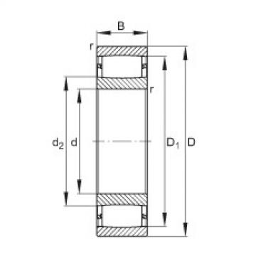 FAG Germany Toroidal roller bearings - C2317-XL