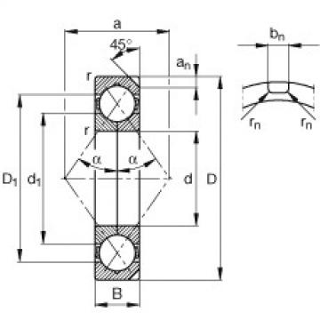 FAG Germany Four point contact bearings - QJ234-N2-MPA