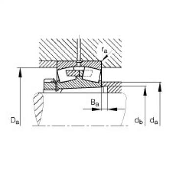 FAG Germany Spherical roller bearings - 23038-E1A-XL-K-M + H3038