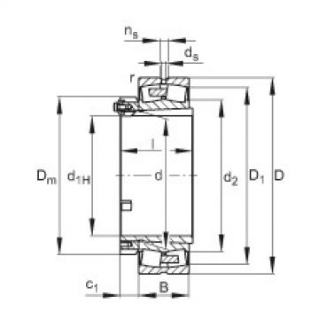 FAG Germany Spherical roller bearings - 230/630-BEA-XL-K-MB1