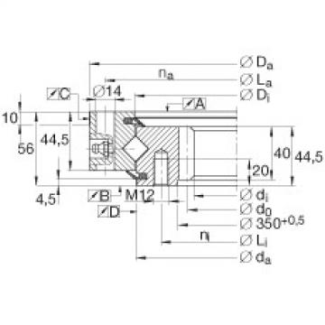 FAG Germany Crossed roller bearings - XSI140414-N