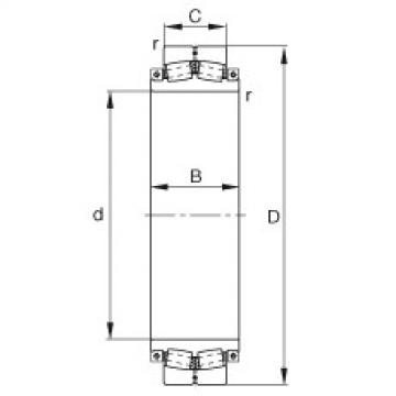 FAG Germany Spherical roller bearings - 230SM630-MA