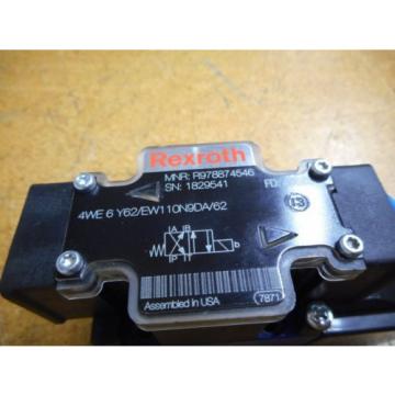 Rexroth R978874546 4WE-6-Y62/EW110N9DA/62 Directional Control Valve R900021464