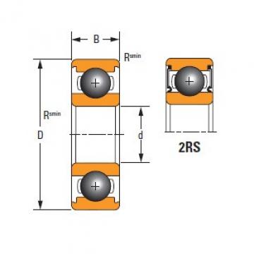  Thin Section61708-2RS-C3 TIMKEN