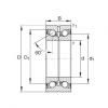 FAG Germany Axial angular contact ball bearings - ZKLN1747-2Z-XL