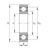 FAG Germany Deep groove ball bearings - 6205-C-2HRS