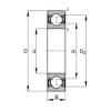 FAG Germany Deep groove ball bearings - S6008-2RSR