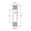 FAG Germany Spindle bearings - HS7009-C-T-P4S #1 small image