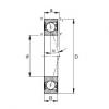 FAG Germany Spindellager - B7203-C-2RSD-T-P4S