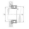 FAG Germany Axial deep groove ball bearings - 53208 + U208