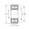 FAG Germany Deep groove ball bearings - 4203-B-TVH