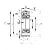 FAG Germany Axial angular contact ball bearings - ZKLF2575-2RS-XL #1 small image