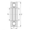 FAG Germany Axial deep groove ball bearings - 4402