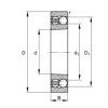 FAG Germany Self-aligning ball bearings - 1222-K-M-C3 #1 small image