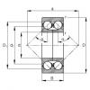 FAG Germany Angular contact ball bearings - 3305-DA-TVP