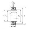 FAG Germany Spherical roller bearings - 23980-B-K-MB + AH3980G-H