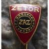 ZKL Ball Bearings of Czechoslovakia &amp; Zetor Tractors Cooperation Pin Badge #1 small image