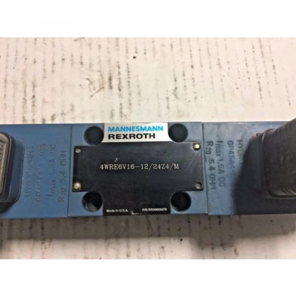 Mannesmann Rexroth 4WRE6V16-12/24Z4/M  Hydraulic Valve #2 image