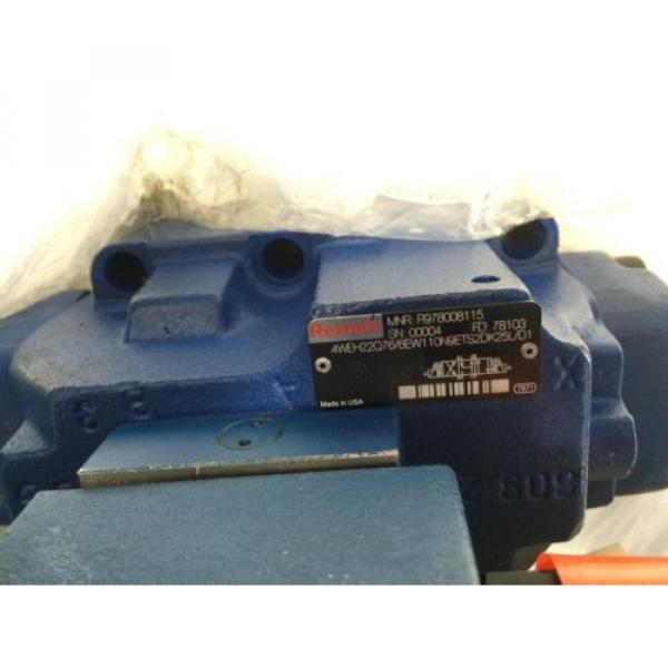 NEW REXROTH R900904406,Z2FS 6-44/1Q, VALVE,R978008115,4WE6J61/EW110N9DK25L CE #2 image