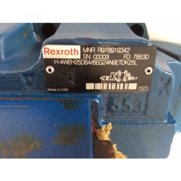 REXROTH 4WE6D62/EG24N9DK25L,H-4WEH25D64/6EG24N9ETDK25L VALVE 24V,R978919342, #3 image