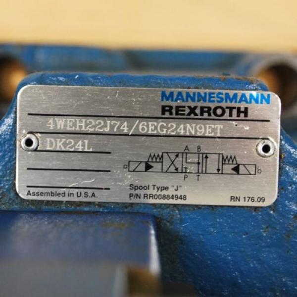 Rexroth 4WEH22J74/6EG24N9ET, #ZDR6DP2-43/75YM/12, #4WE6J60/EG24N9K4 Assembly. #6 image