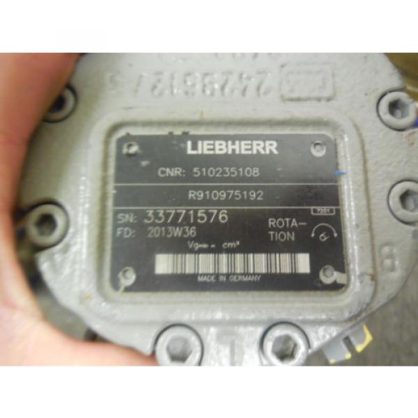 NEW LIEBHERR REXROTH HYDRAULIC MOTOR R910975192 # 510235108 #3 image