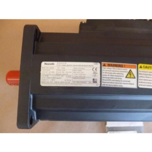 REXROTH INDRADRIVE MI  KSM01.2B-076C-35N-M1-HP0-SE-NN-D7-NN-FW SERVO MOTOR #7 image