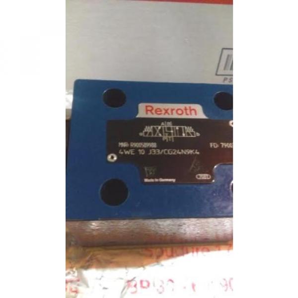 Rexroth R900589988 Hydraulic Control Valve 982115-4WE10J33/CG24N9K4 24VDC VGC!! #2 image