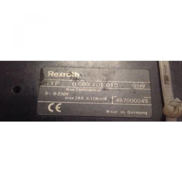 REXROTH * NUT RUNNER MOTOR * 0-608-701-018 #2 image