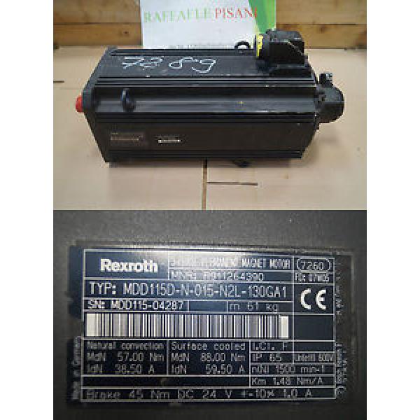 REXROTH INDRAMAT MDD115D-N-015-N2L-130GA1 #1 image