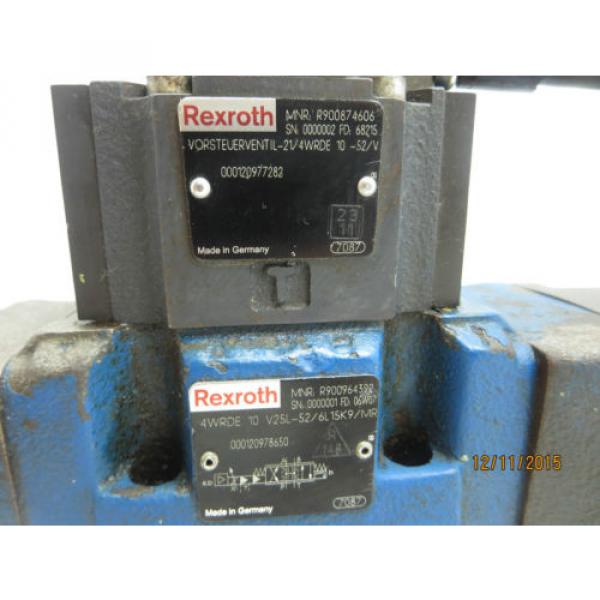 Rexroth 4WRDE10V25L-52/6L15K9/MR Valve *USED* #3 image