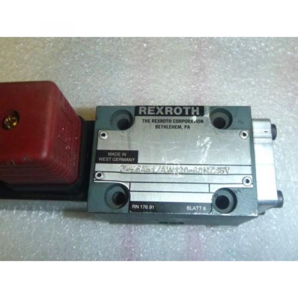 REXROTH HYDRAULICS 3WE6A51/AW120-60NZ45V HYDRAULIC VALVE #5 image