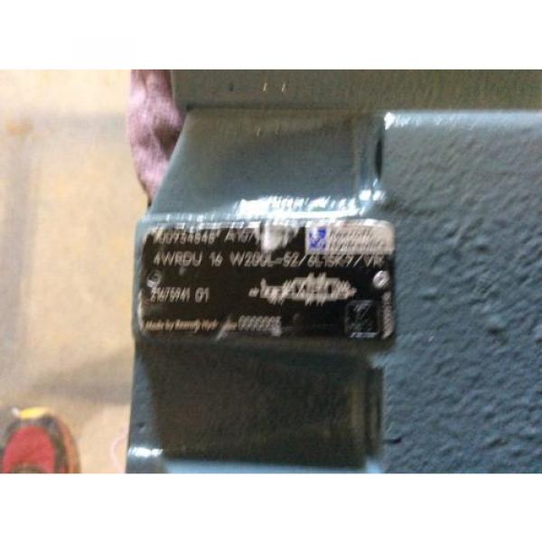 Rexroth Hydraulics servo valve, # 4WRDU 16 W200L-52/6L15K9/VR, free shipping #3 image