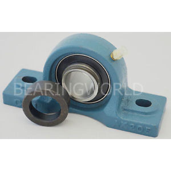 NEW QJF1040X1MB Four point contact ball bearings 116740 HCAK206-20  High Quality 1-1/4&#034; Eccentric Locking Pillow Block Bearing #1 image