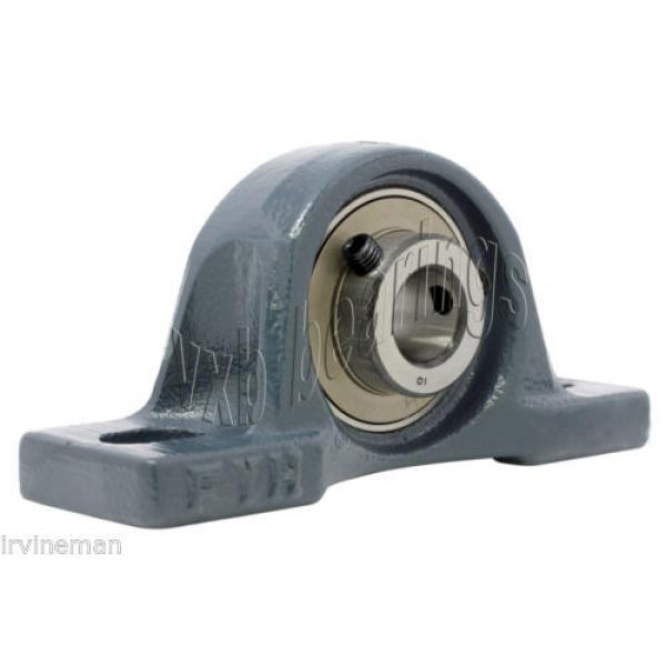 FYH NNU4924 Double row cylindrical roller bearings NNU4924K Bearing NAPK204-12 3/4&#034; Pillow Block with eccentric locking collar 11147 #2 image