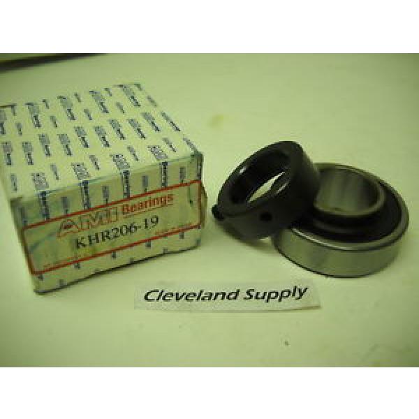 AMI FC5676192 Four row cylindrical roller bearings MODEL KHR206-19 ECCENTRIC LOCKING RING BEARING INSERT NEW CONDITION IN BOX #1 image