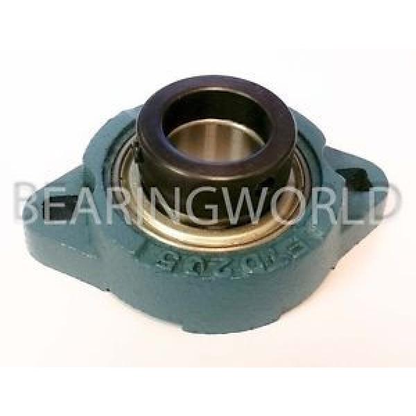SAFTD206-18 7336BM Single row angular contact ball bearings 66336 DT/DB/DF New 1-1/8&#034; Eccentric Locking Bearing with 2 Bolt Ductile Flange #1 image