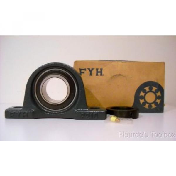 New FCDP96140530/YA3 Four row cylindrical roller bearings FYH 50mm Cast Iron Ball Bearing Pillow Block w/ Eccentric Collar, NAP210 #1 image