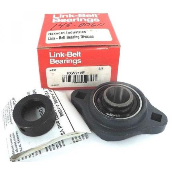 NIB FC4468192 Four row cylindrical roller bearings 672844 LINK-BELT BEARINGS FXW212E FLANGE BEARING ECCENTRIC LOCKING 3/4IN BORE 2BOLT #1 image