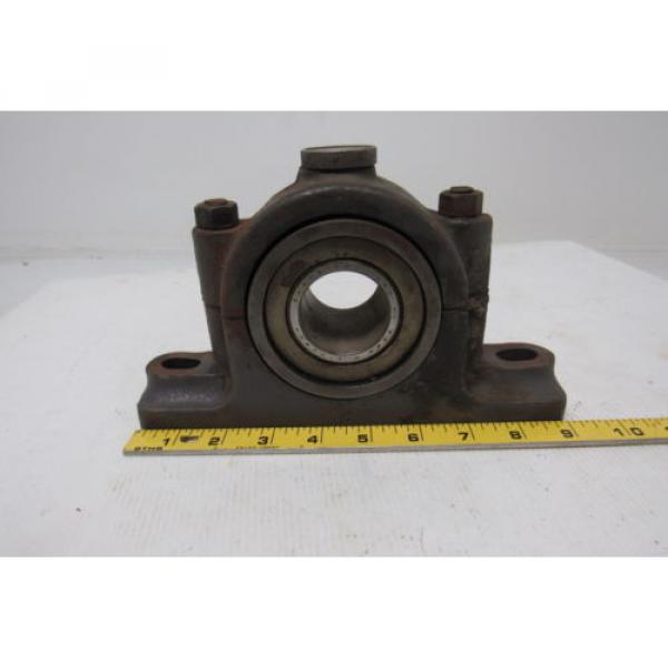 Browning 6044M Deep groove ball bearings 144H PB950-NE 1-11/16&#034; Non-Expansion Eccentric Split Housing Pillow Block #1 image