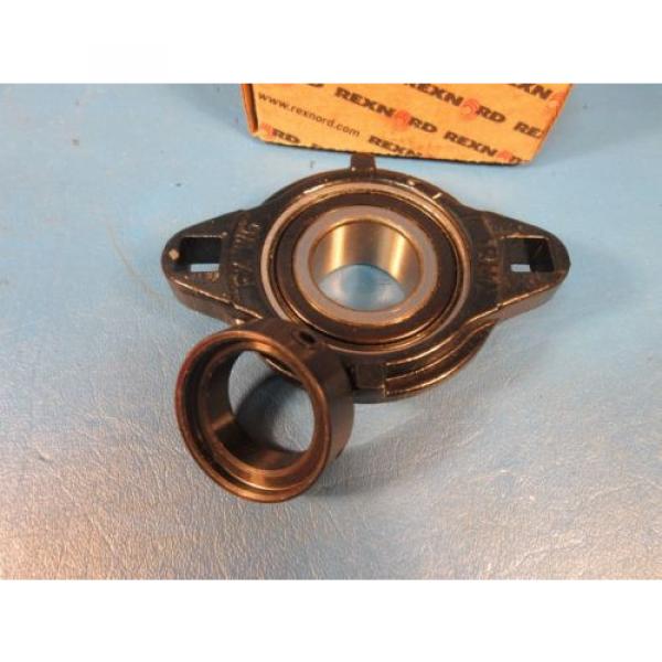 Rexnord QJ1036N2MA Four point contact ball bearings 176136K FXWG219E, 2-Bolt Flange Bearing, Eccentric Locking Collar; 1 3/16&#034; Shaft #1 image