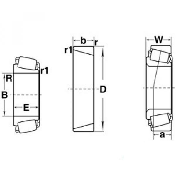 LM11949-I/LM11910-I NEW 3/4&#034; Tapered Roller Bearing Set #4 image