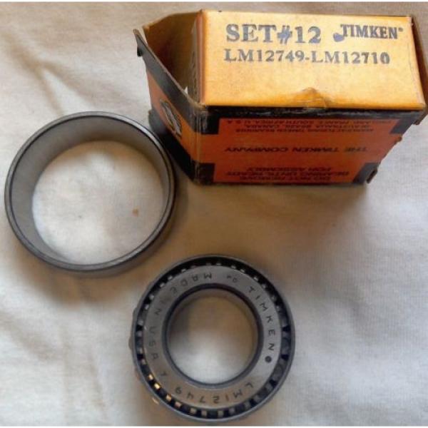  LM12749/LM12710 Tapered Roller Bearing Cone &amp; Cup Set #12 FREE SHIPPING #1 image