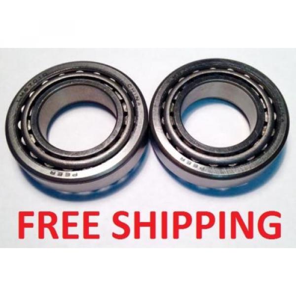 2 Pack Peer Bearing LM67010/LM67048 Tapered Roller Bearing Set  6 (NEW) (DA7) #1 image