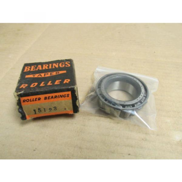 NIB  15123 TAPERED ROLLER BEARING 15123 1-1/4&#034; BORE #1 image