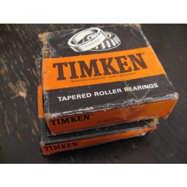 LOT OF 2-  02820 Tapered Roller BEARING  - NEW IN BOX !!! #2 image