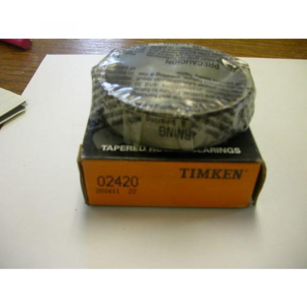  02420 TAPERED ROLLER BEARING CUP NIB #1 image