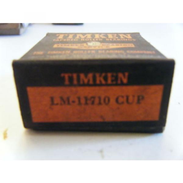 1 NIB  LM11710 TAPERED ROLLER BEARING CUP NOS VINTAGE #4 image