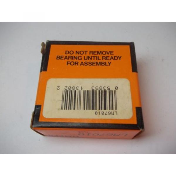 NIB  TAPERED ROLLER BEARINGS MODEL # LM67010 NEW OLD STOCK #4 image